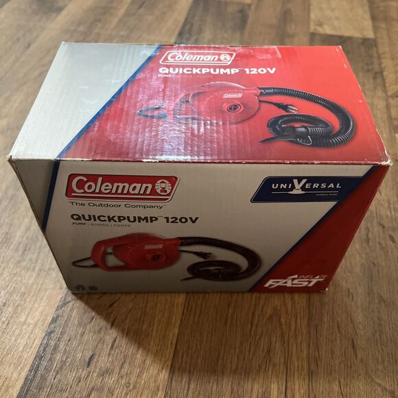 Coleman Quickpump 120V Pump Inflate / Bomba For Airbeds / New - Picture 5 of 11